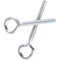 Yudesun Perno de Ojo Sujetadores - Acero al Carbono Ojal Galjanoplastia de Cinc Blanco Tornillo de Ojo Piezas de la…